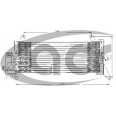 300295 ACR Конденсатор, кондиционер