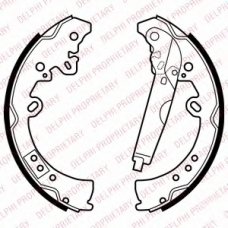 LS2039 DELPHI Комплект тормозных колодок, стояночная тормозная с