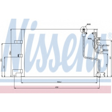 94259 NISSENS Конденсатор, кондиционер