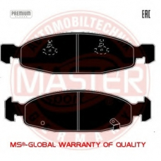 13046072062N-SET-MS MASTER-SPORT Комплект тормозных колодок, дисковый тормоз