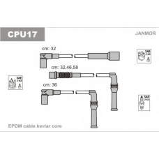 CPU17 JANMOR Комплект проводов зажигания