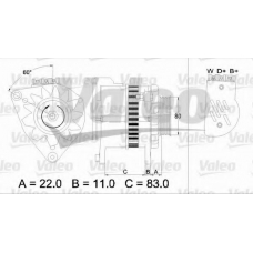 437049 VALEO Генератор