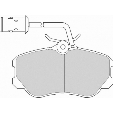 FD6367A NECTO Комплект тормозных колодок, дисковый тормоз