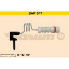 BAV1047 BARUM Сигнализатор, износ тормозных колодок