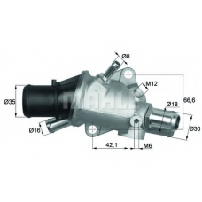 TI 126 88 BEHR Термостат, охлаждающая жидкость