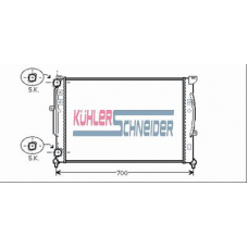 5000261 KUHLER SCHNEIDER Радиатор, охлаждение двигател