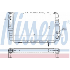 63770 NISSENS Радиатор, охлаждение двигателя