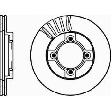 MDC681 MINTEX Тормозной диск