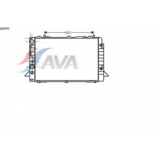 AI2093 AVA Радиатор, охлаждение двигателя
