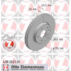 430.2621.20 ZIMMERMANN Тормозной диск