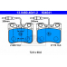 13.0460-4041.2 ATE Комплект тормозных колодок, дисковый тормоз