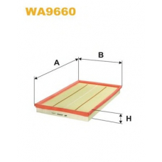 WA9660 WIX Воздушный фильтр