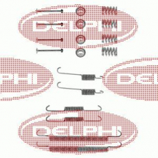 LY1232 DELPHI Комплектующие, тормозная колодка