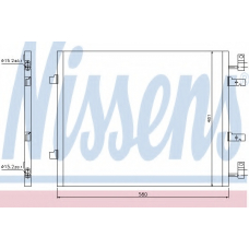 940147 NISSENS Конденсатор, кондиционер