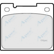 PAD726 APEC Комплект тормозных колодок, дисковый тормоз