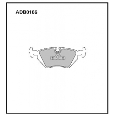 ADB0166 Allied Nippon Тормозные колодки