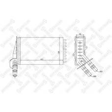 10-35043-SX STELLOX Теплообменник, отопление салона