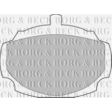 BBP1038 BORG & BECK Комплект тормозных колодок, дисковый тормоз