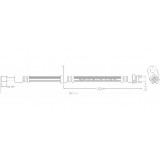 7157 REMKAFLEX Тормозной шланг