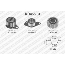 KD455.31 SNR Комплект ремня грм