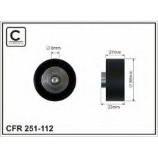 251-112 CAFFARO Паразитный / ведущий ролик, поликлиновой ремень