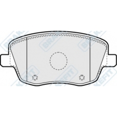 PD3179 APEC Комплект тормозных колодок, дисковый тормоз