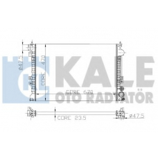 217400 KALE OTO RADYATOR Радиатор, охлаждение двигателя