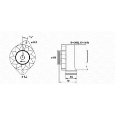 943356679010 MAGNETI MARELLI Генератор