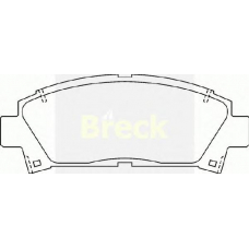 21605 00 BRECK Комплект тормозных колодок, дисковый тормоз