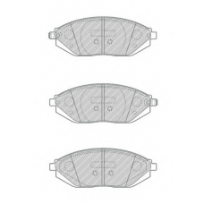 FDB4669 FERODO Комплект тормозных колодок, дисковый тормоз