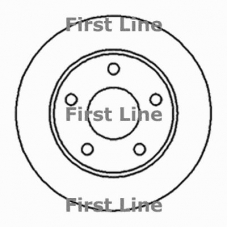FBD038 FIRST LINE Тормозной диск