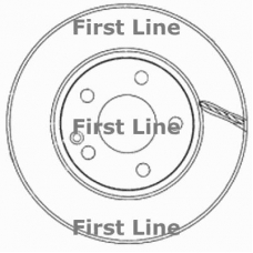 FBD1533 FIRST LINE Тормозной диск