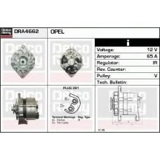 DRA4662 DELCO REMY Генератор