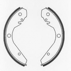 BS646 QUINTON HAZELL Комплект тормозных колодок