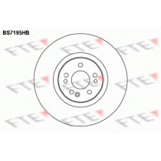 BS7195HB FTE Тормозной диск
