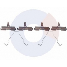 2236 CARRAB BRAKE PARTS Комплектующие, колодки дискового тормоза