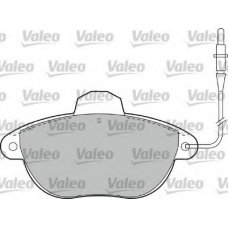 598385 VALEO Комплект тормозных колодок, дисковый тормоз