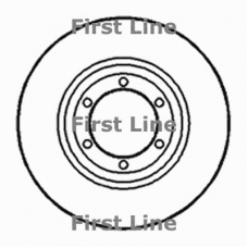 FBD387 FIRST LINE Тормозной диск