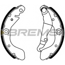 GF0635 BREMSI Комплект тормозных колодок