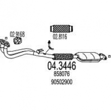 04.3446 MTS Катализатор