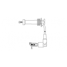 8A17/32 BREMI Провод зажигания
