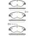 8110 15022 TRISCAN Комплект тормозных колодок, дисковый тормоз