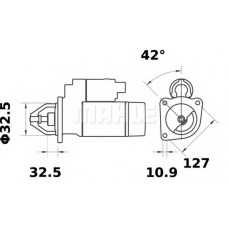 MS 395 MAHLE Стартер