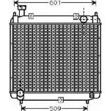 53002233 VAN WEZEL Радиатор, охлаждение двигателя
