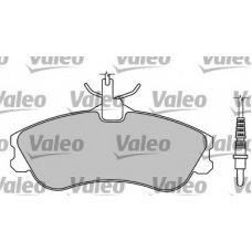 597230 VALEO Комплект тормозных колодок, дисковый тормоз