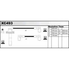 XC493 QUINTON HAZELL Комплект проводов зажигания