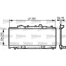 731976 VALEO Радиатор, охлаждение двигателя