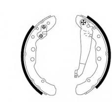 8DB 355 003-281 HELLA Комплект тормозных колодок