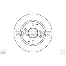 0993-0204 ASHUKI Тормозной диск