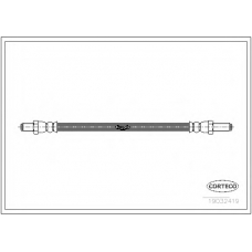 19032419 CORTECO Тормозной шланг